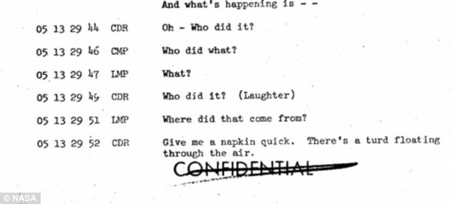 The Apollo 10 mission conversation log revealed that astronauts had to deal with some tricky bathroom-related issues.