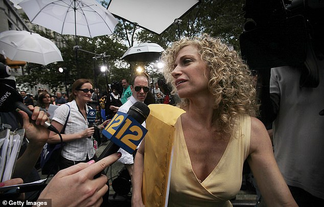 Among those who invested with Madoff was New Yorker Sharon Lissauer, who lost everything when she gave away her mother's inheritance. She is pictured leaving court on the day Madoff was jailed.