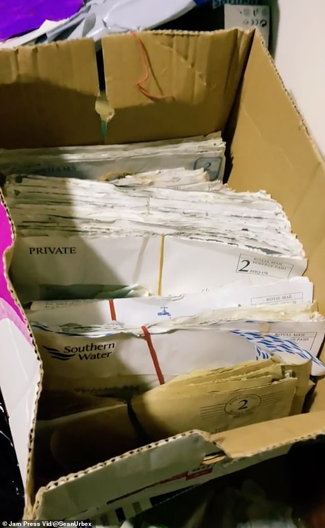 Sean said the only thing that seemed relatively organized in the house was the paperwork. Letters and receipts were piled on top of everything else, suggesting relatives had tried to find important information at some point.