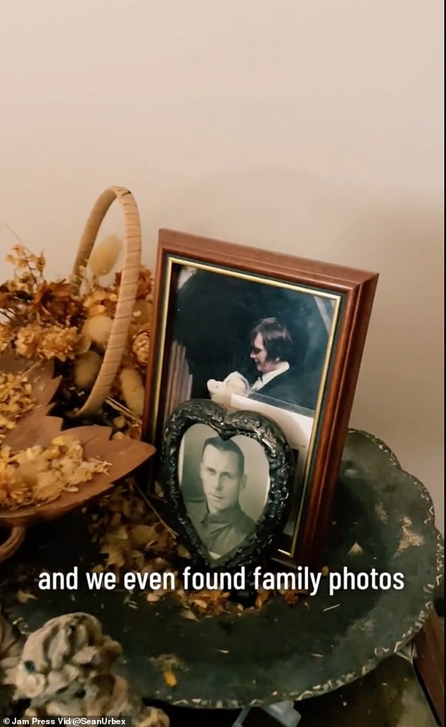 Old family photographs could also be seen on a well-maintained table.