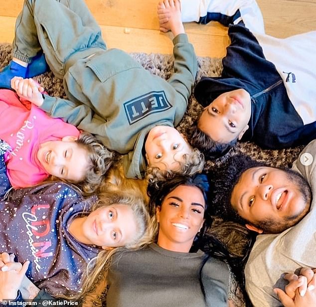 The podcaster, 46, is mum to sons Harvey Price, 22, Junior, 19, and Princess Andre, 17, and son Jett, 10, and daughter Bunny Hayler, 9 (all pictured in 2020).