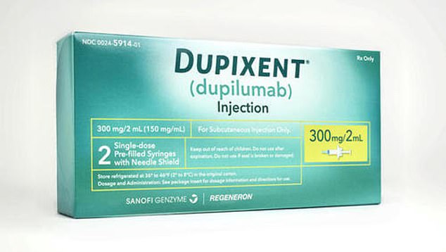 The breakthrough new drug dupilumab (pictured) was given NHS approval in 2021 for patients who had not responded to other treatments.