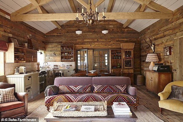 Built on the site of a derelict farmhouse and empty cattle shed, Soho Farmhouse proved so popular that the Beckhams moved in next door.