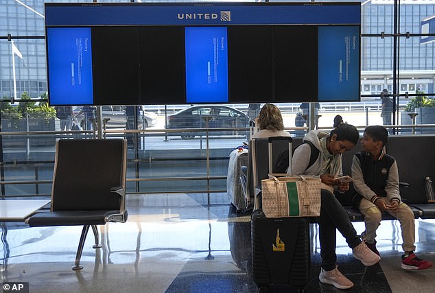 Several transportation services, businesses and government agencies are still working on Saturday to recover from the service disruption caused by Crowdstrike that took place on Friday (pictured: Chicago O'Hare Airport)