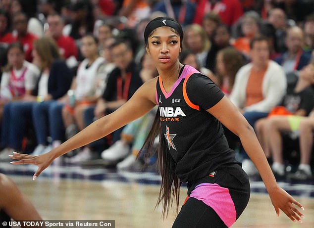 Angel Reese became the first rookie in WNBA All-Star history to record a double-double.