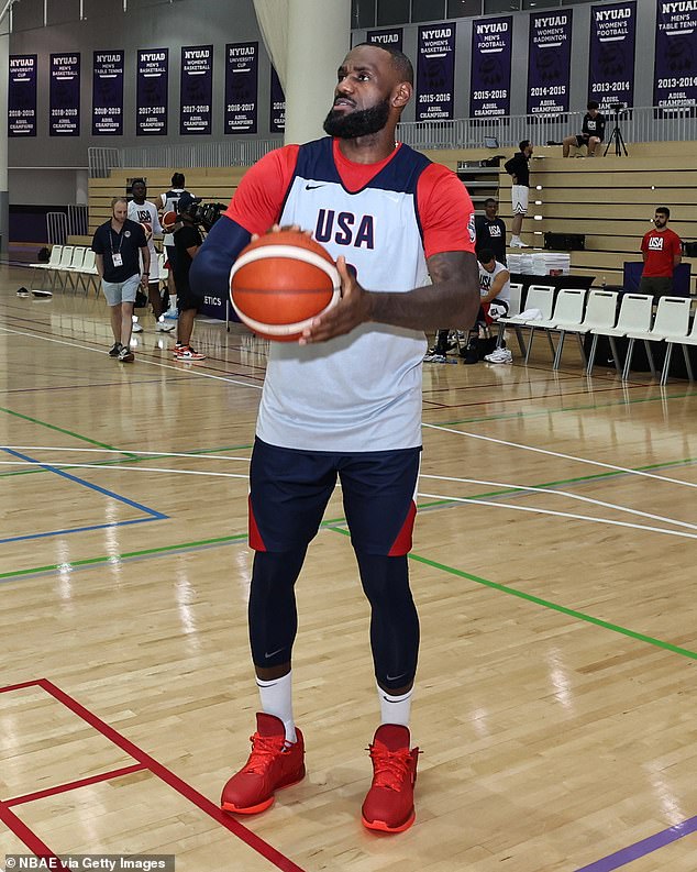 Embiid has also raised some red flags about the age of some Team USA stars, including James