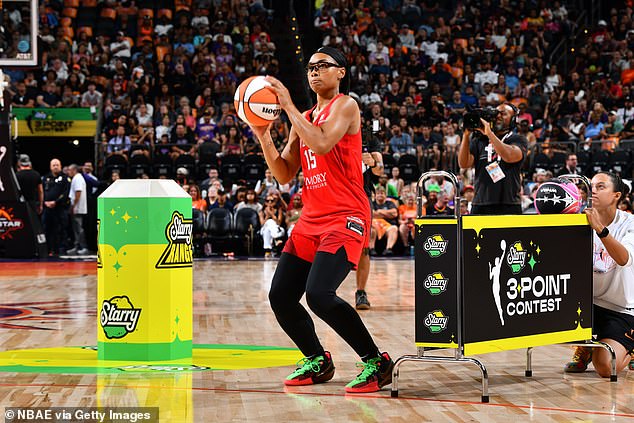 The Atlanta Dream's Allisha Gray finally won the All-Star Game's 3-point contest on Friday night.