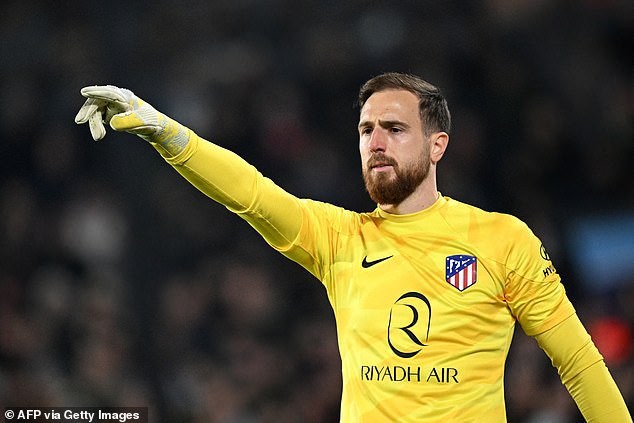 Atletico Madrid goalkeeper Jan Oblak is the only player in the top 10 who doesn't play for Real Madrid or Barcelona