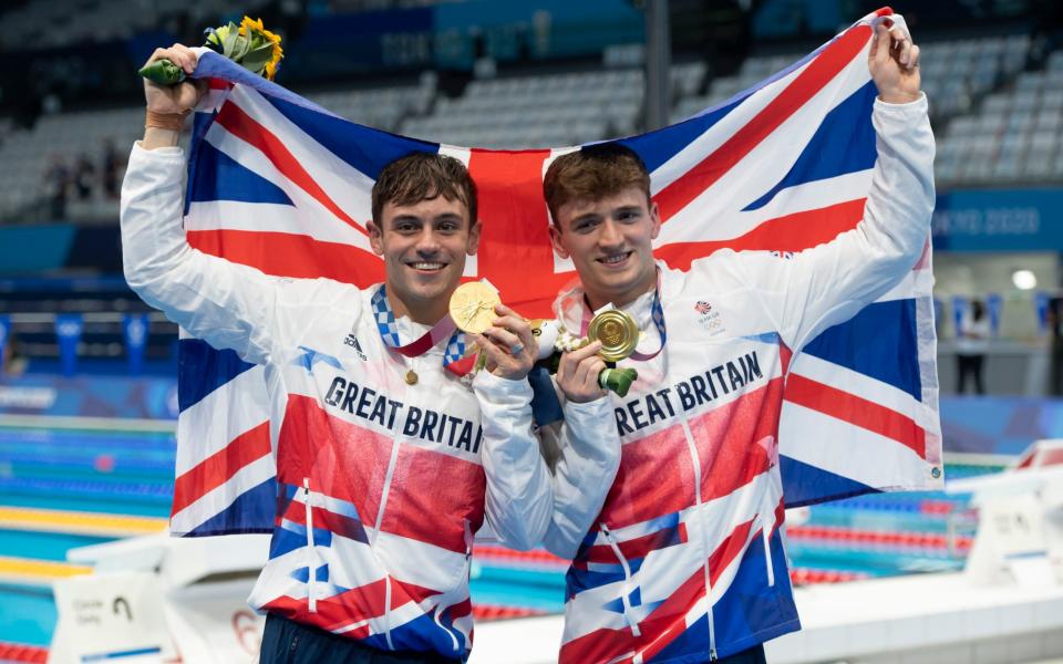 High diver Tom Daley finally claimed an Olympic medal by winning the 10m synchronised platform event alongside Matty Lee.