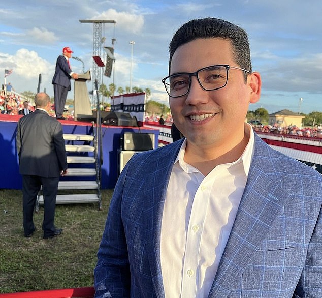 Miami resident Vazquez attends a recent Donald Trump campaign event in South Florida.