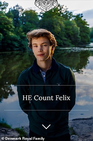 Count Felix, pictured on the house's website