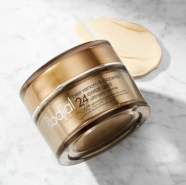 Bee venom, vitamin C and placenta protein go into Rodial's signature cream, which costs £750 and promises to promote a youthful complexion.