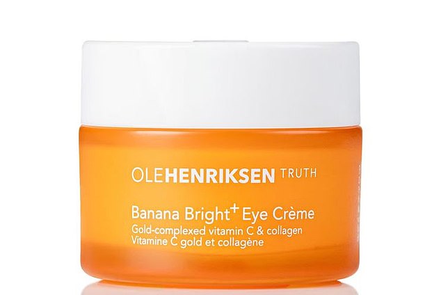 Ole Henriksen's Banana Bright Eye Creme, £38, works to brighten and strengthen natural collagen with its added vitamin C.