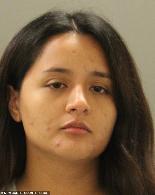 Alanis Pinion is accused of frequently using the app to communicate with her eighth-graders at St. Mary Magdalen School in Wilmington, Delaware. New Castle County police said Pinion sent 