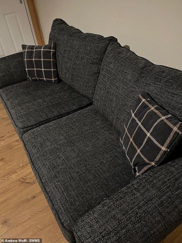 Mr Wolff claimed that ScS staff in Wakefield offered him the sofa (pictured) at half price, £300, because 