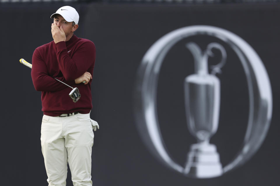 It wasn't a great week for Rory McIlroy at Troon. (AP Photo/Peter Morrison)