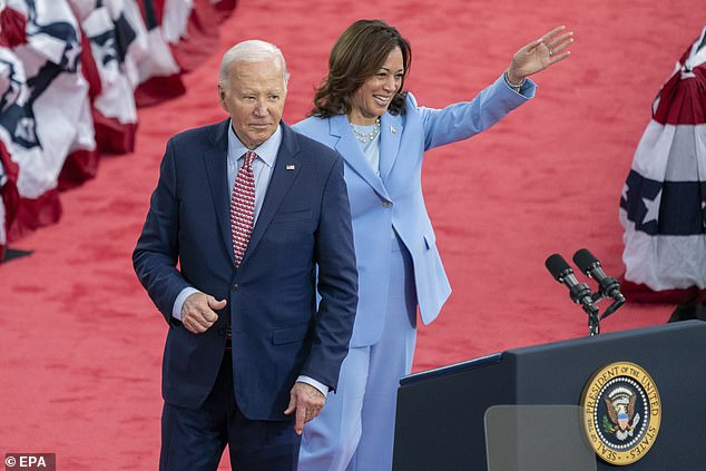 President Joe Biden may have endorsed his vice president to replace him in November, but the country's top elected Democrats have yet to endorse her.