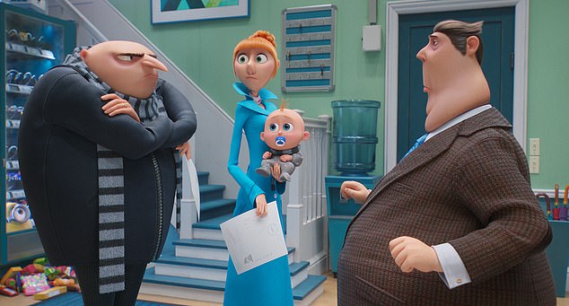 Despicable Me 4, starring the voices of Steve Carrell and Kristen Wiig, fell to second place after two weeks at the top, grossing $23.8 million.