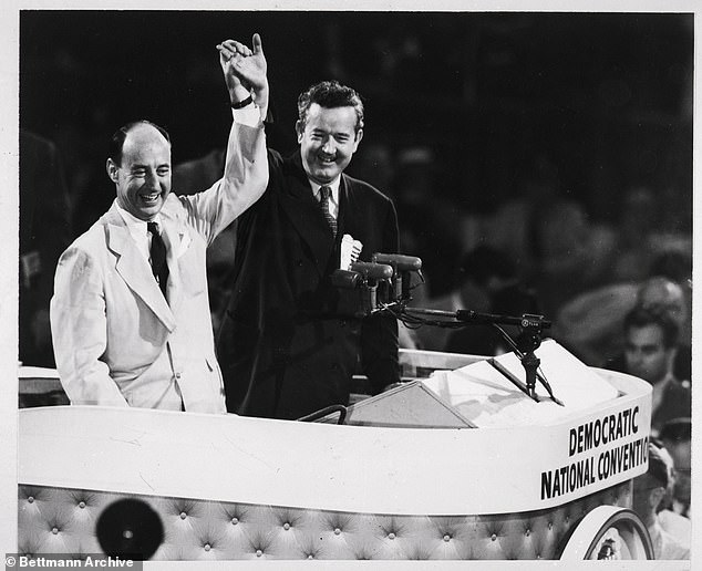 Then-Illinois Governor Adlai Stevenson and Senator John Sparkman at the Democratic National Convention in Chicago in 1952, the last time there was a brokered convention