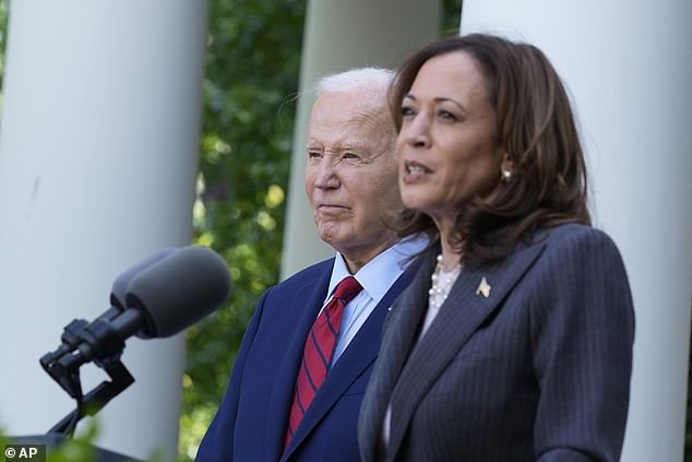 President Biden announced Sunday afternoon that he was endorsing Vice President Kamala Harris as the Democratic presidential nominee.