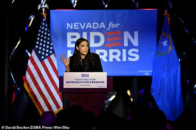 Ocasio-Cortez has served as a Biden campaign representative