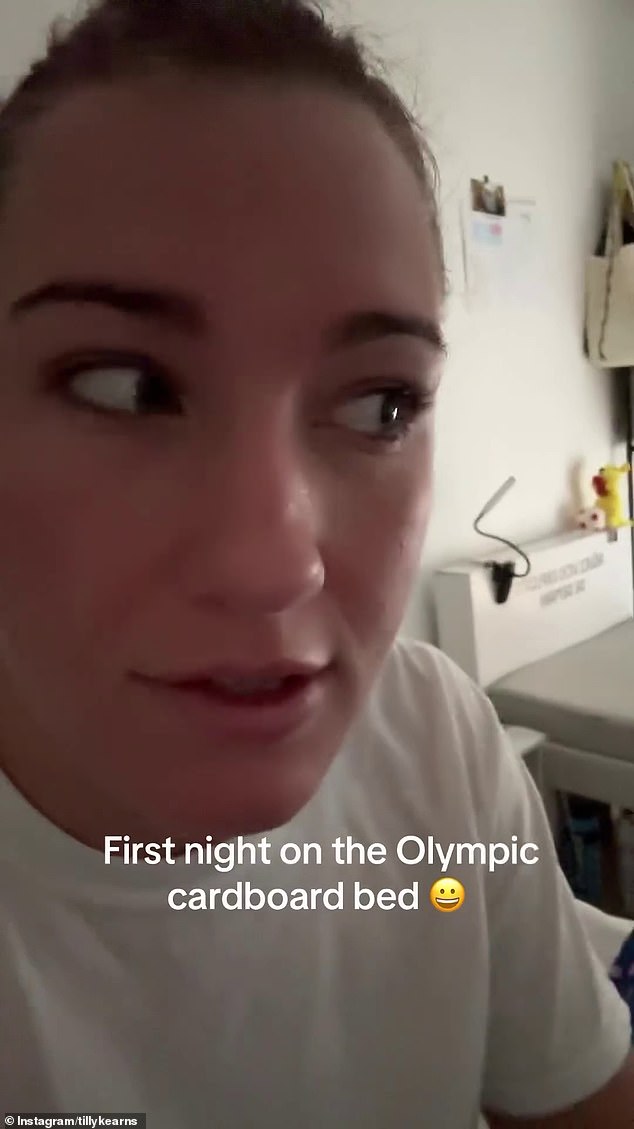 Australian water polo player Tilly Kearns was not impressed with the standard of beds in the village during the Paris Olympics