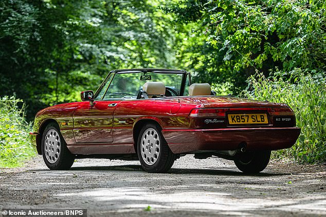 The sports car is sold with its original registration documents and passed MOT.