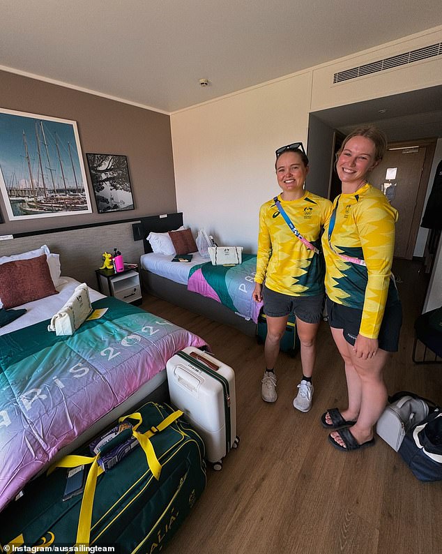 The Australian sailing team also received generous gifts upon their arrival in Marseille.