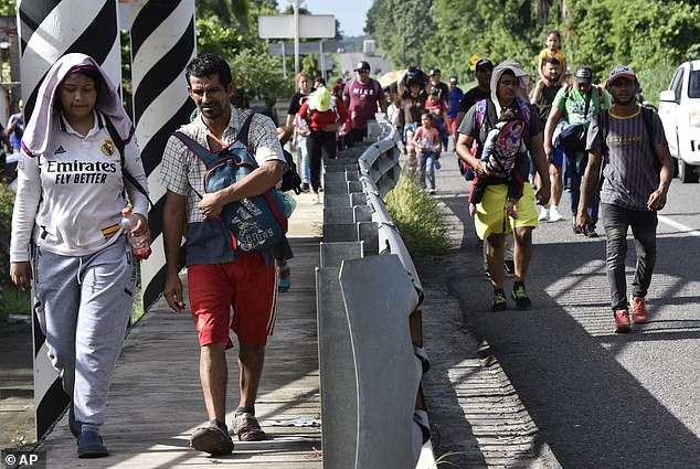 It is unclear exactly how many migrants, from dozens of different countries, are participating in the caravan, but estimates range from several hundred to 1,500 or more.