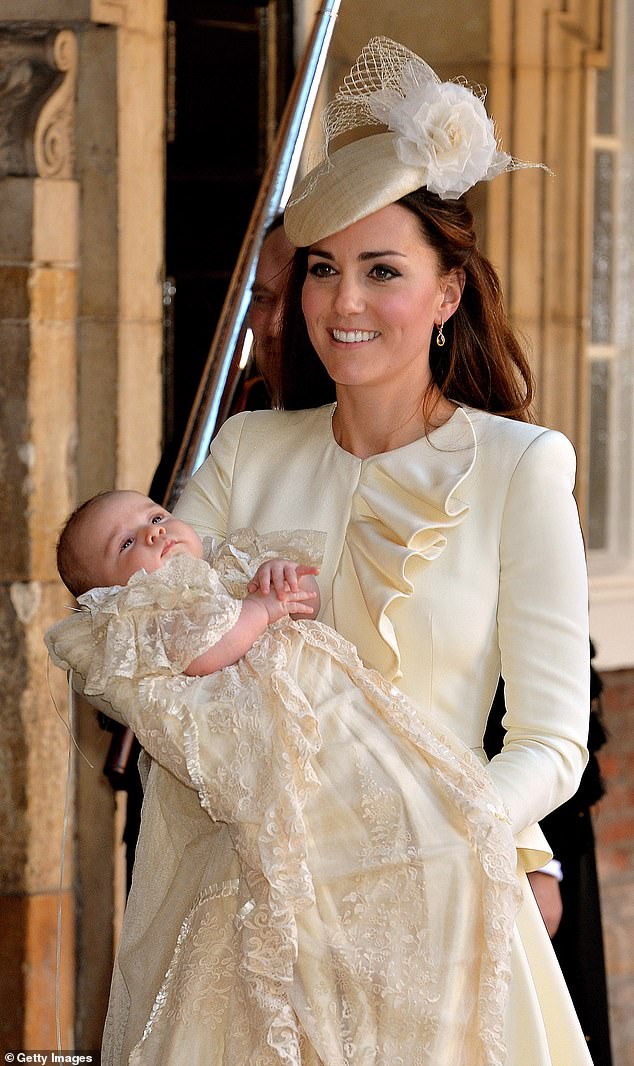 The public had the chance to see three-month-old Prince George as his mother took him to St James's Palace for his christening in October 2013.