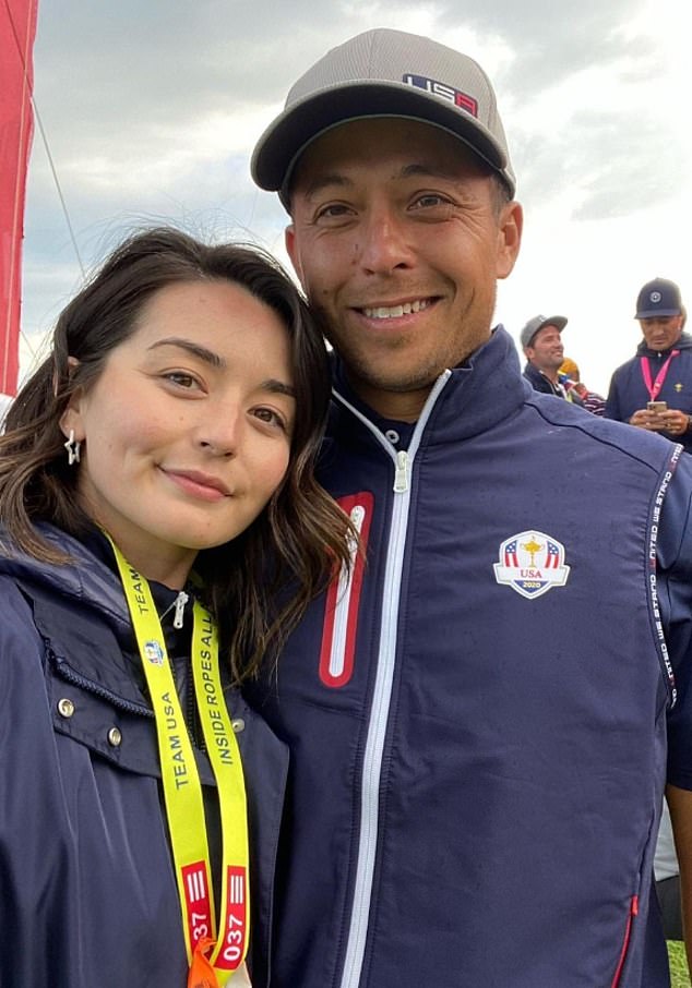 She is often seen supporting Schauffele at tournaments, including the Ryder Cup.