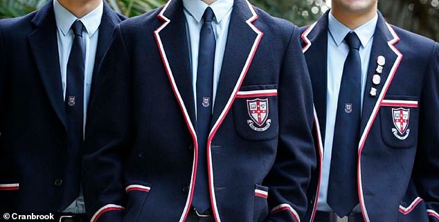 Pupils at Sydney's Cranbook School wear a similar jacket as part of their uniform.