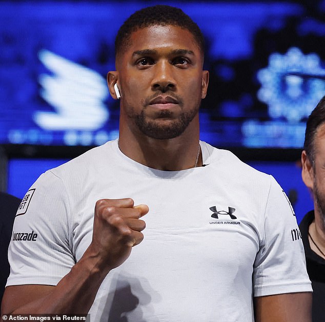 Froch has been involved in an ongoing feud with Joshua (pictured in June) recently.