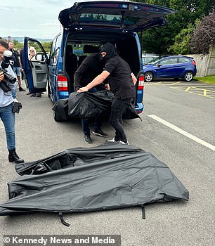 Lucas and his friends were removed from a van in body bags.