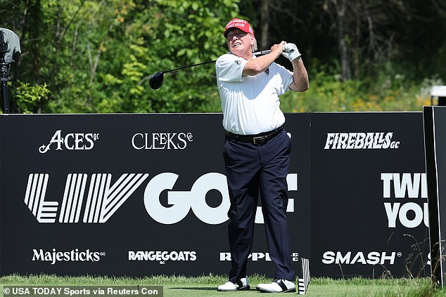 Trump considers himself a skilled golfer and has often been seen enjoying a round.