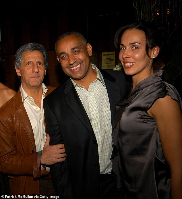 Omar and Rachel Minaya (right, pictured attending a fashion show after-party in New York City in 2005) met at a unisex salon in Manhattan in 1989.