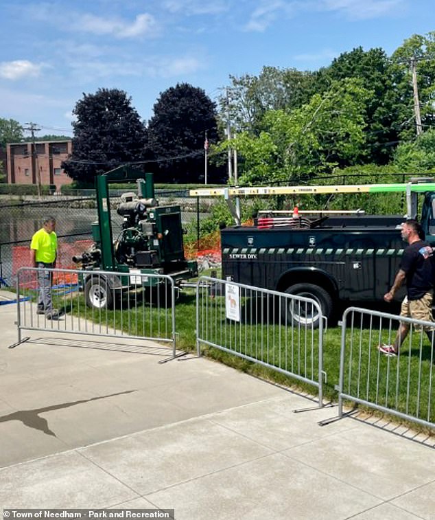 The entire pool had to be drained and refilled at a cost of $20,000.