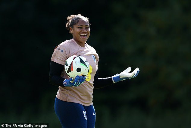 Keating became the first black goalkeeper to play for the Lionesses after her call-up to the senior national team.