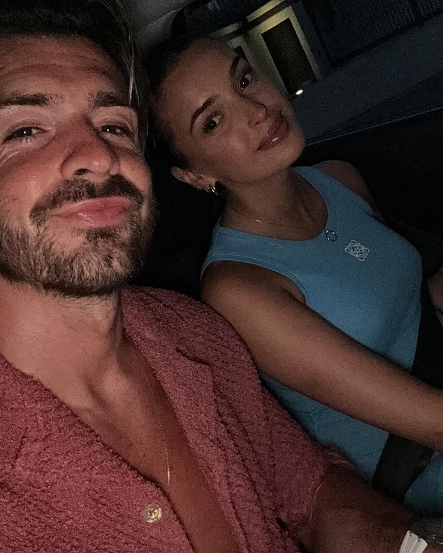 Grealish and his girlfriend, Sasha Attwood, have enjoyed spending some quality time together over the summer.