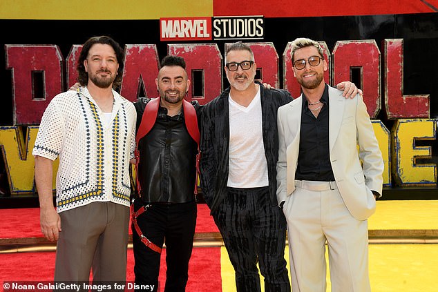 The eight-time Grammy-nominated boy band put on a strong, united front outside the David H. Koch Theater at Lincoln Center amid rumors of a possible stadium tour next summer in honor of their 25th anniversary.