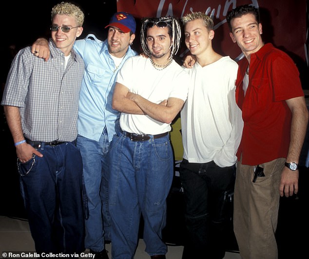 *NSYNC has sold over 70 million records and still has 8.9 million monthly listeners on Spotify (photo from 1998)