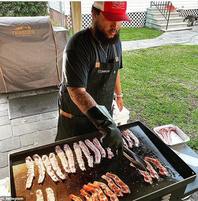 When he's not fishing, Connor spends his time as a food influencer on Instagram. His account, Connor's Meatshack, features snaps of his grilling exploits.