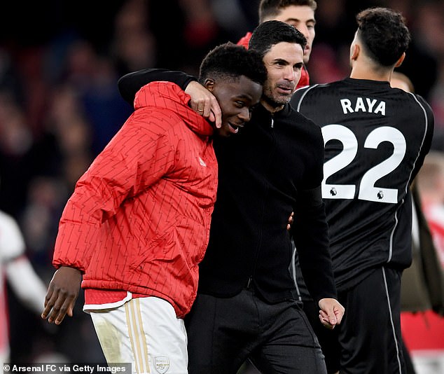 Bukayo Saka's penalty-taking prowess during England's Euro 2024 campaign left Arteta relieved