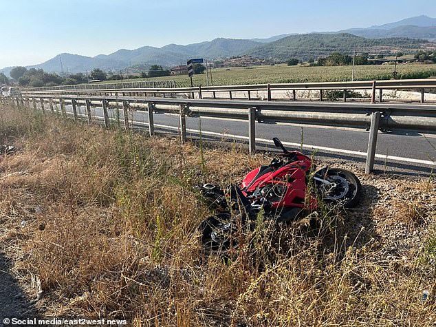 Ozolina was riding his red BMW motorcycle between Mugla and the popular resort of Bodrum before the accident occurred. Another motorcyclist survived but was seriously injured, while another was unhurt.