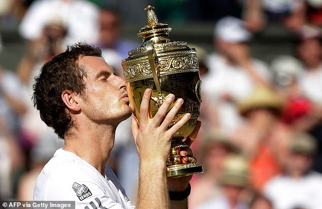 Murray became the first British men's champion since Fred Perry to lift the trophy at Wimbledon in July 2013 after beating Novak Djokovic.