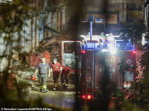 Emergency services were called to the scene and reportedly had to dig through the rubble to get people out. A 29-year-old man died instantly, while a 35-year-old woman died after being taken to hospital.