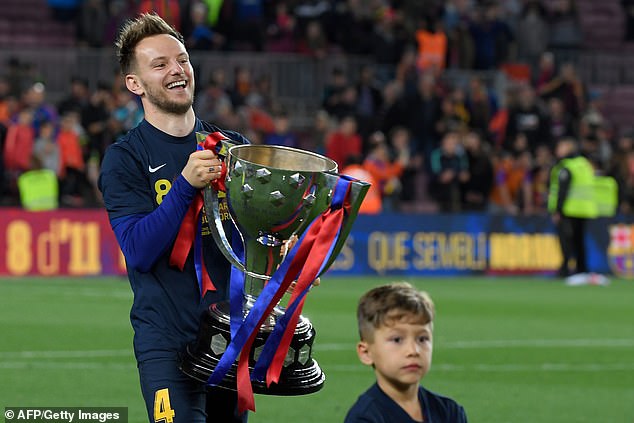 Rakitic enjoyed his greatest successes with Barcelona, ​​where he won 13 trophies in six seasons.