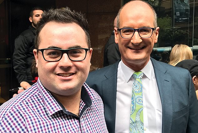 Former Sunrise presenter David Koch (pictured right) has claimed he does not know Hemmings after the head of recruitment (pictured left) claimed he had previously connected with the financial journalist.