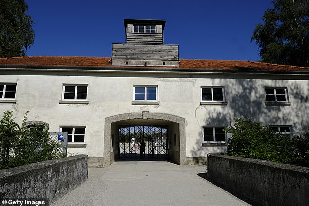 Approximately 41,500 prisoners were murdered at the Dachau concentration camp, pictured, between 1933 and 1945.