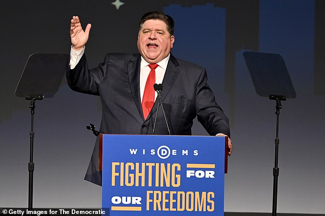 Illinois Gov. JB Pritzker has been mentioned as a possible running mate for Harris, but he said he has not received any research material.